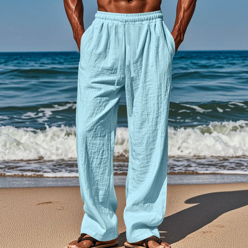 Zane | Women's Relaxed Beach Trousers with Drawstring