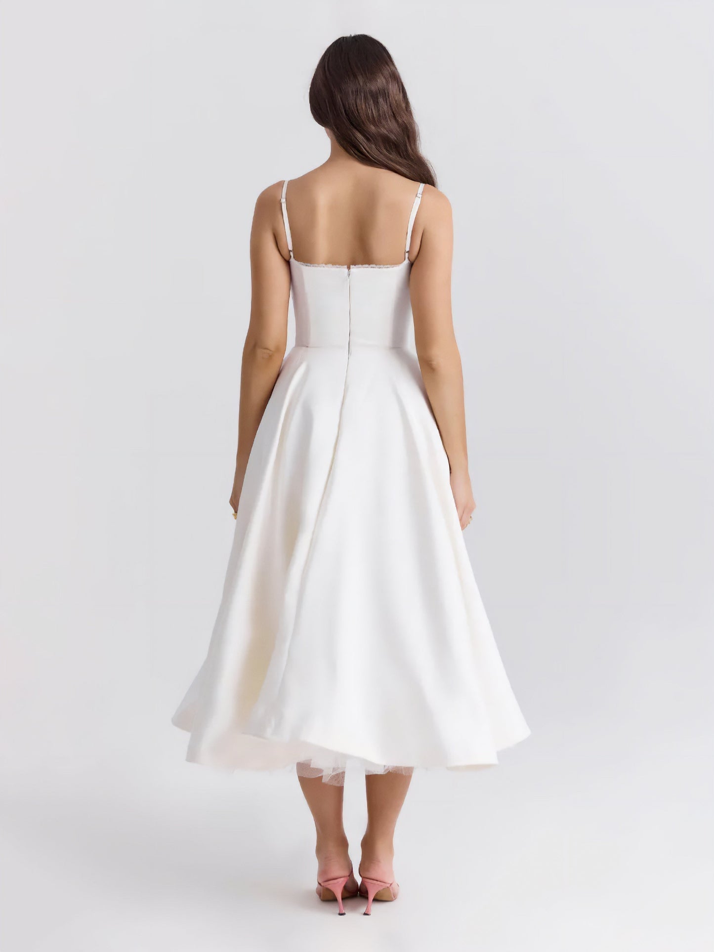 Ophira | Women's Classy Corset Midi Dress