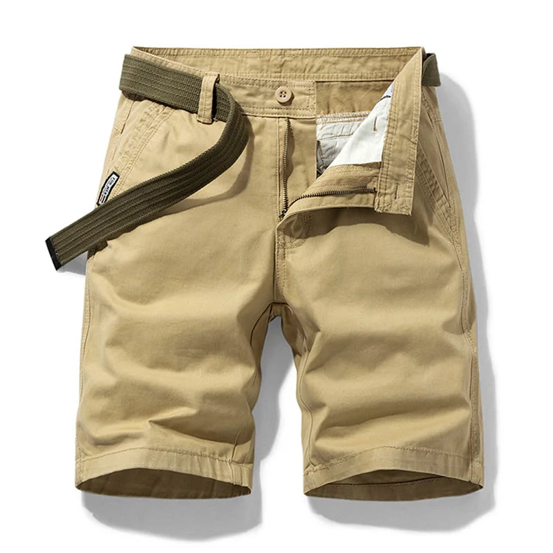 Sergio | Men's Utility Belted Shorts with Pockets