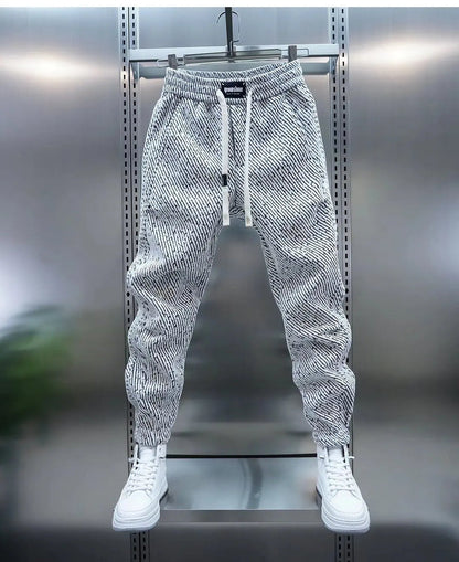 Brinley | Men's Relaxed Fit Drawstring Trousers
