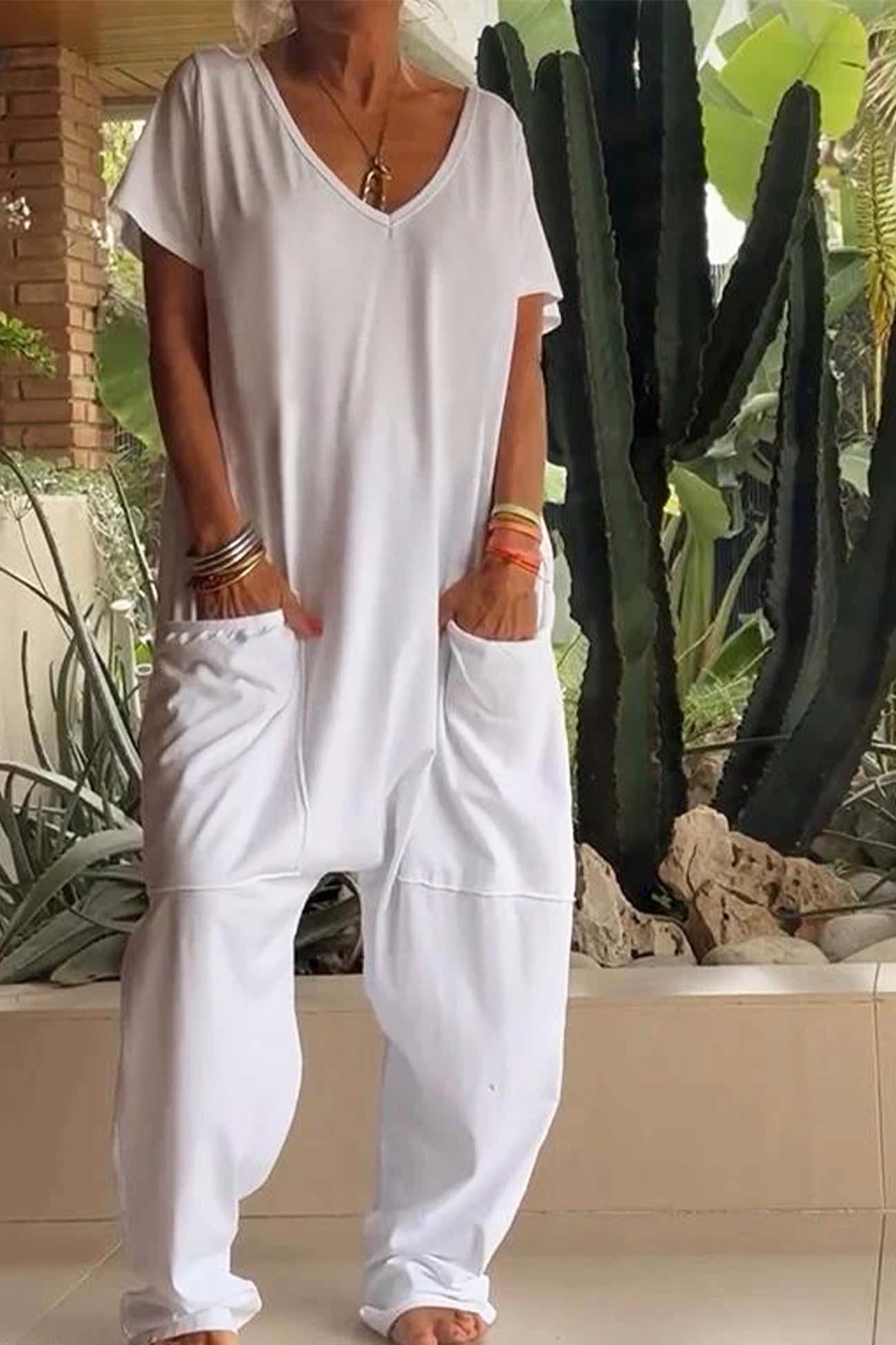 Reshiel | Women's Casual Style Jumpsuit with Pockets