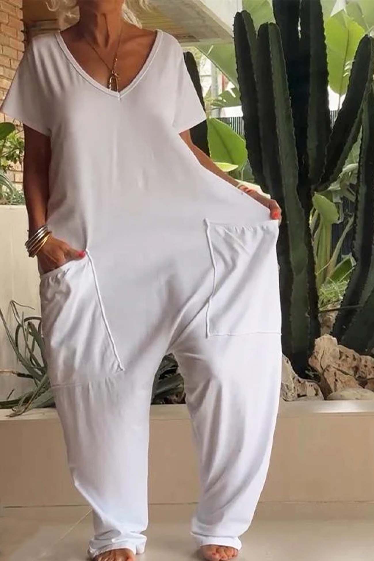 Reshiel | Women's Casual Style Jumpsuit with Pockets