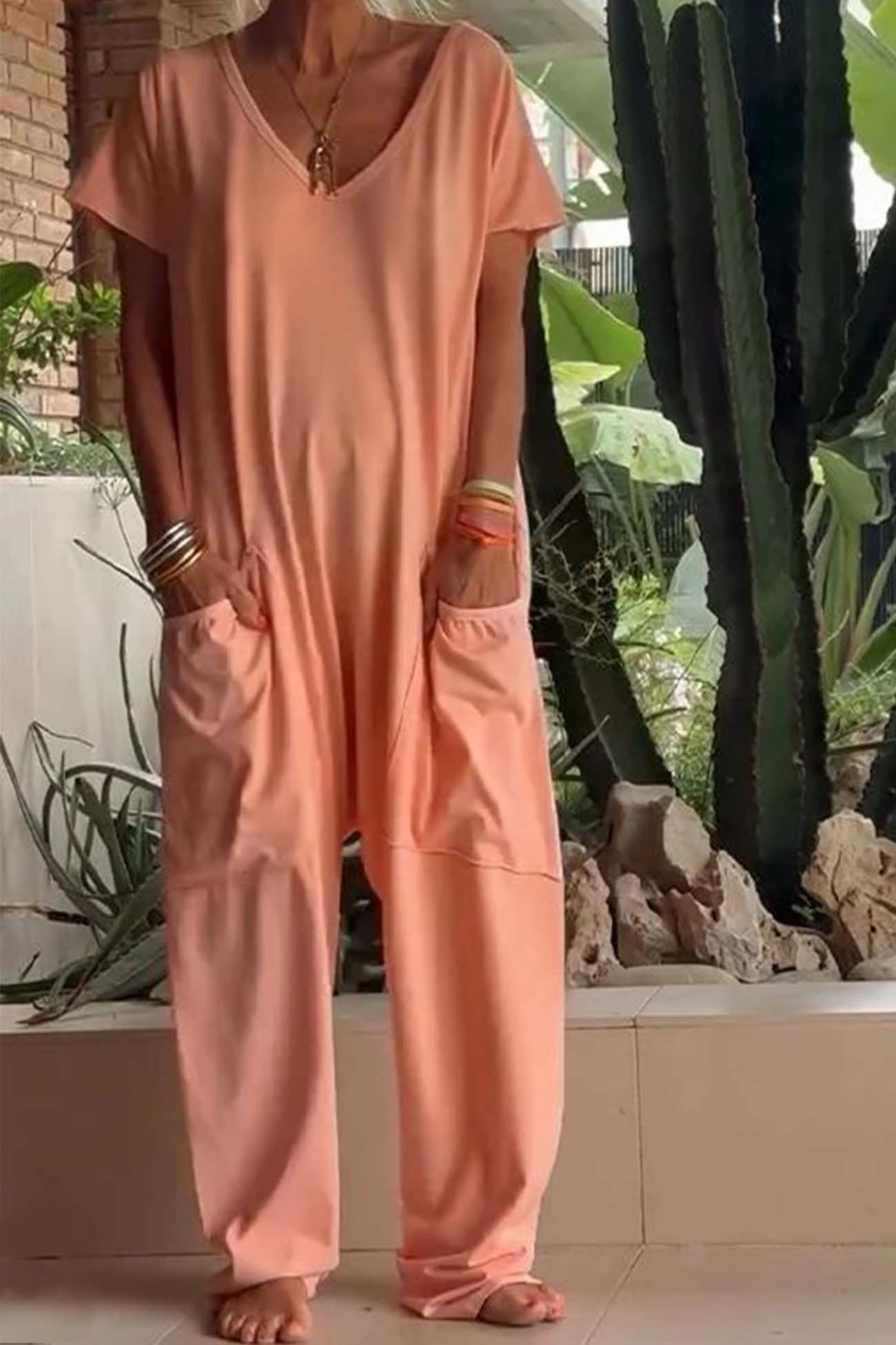 Reshiel | Women's Casual Style Jumpsuit with Pockets