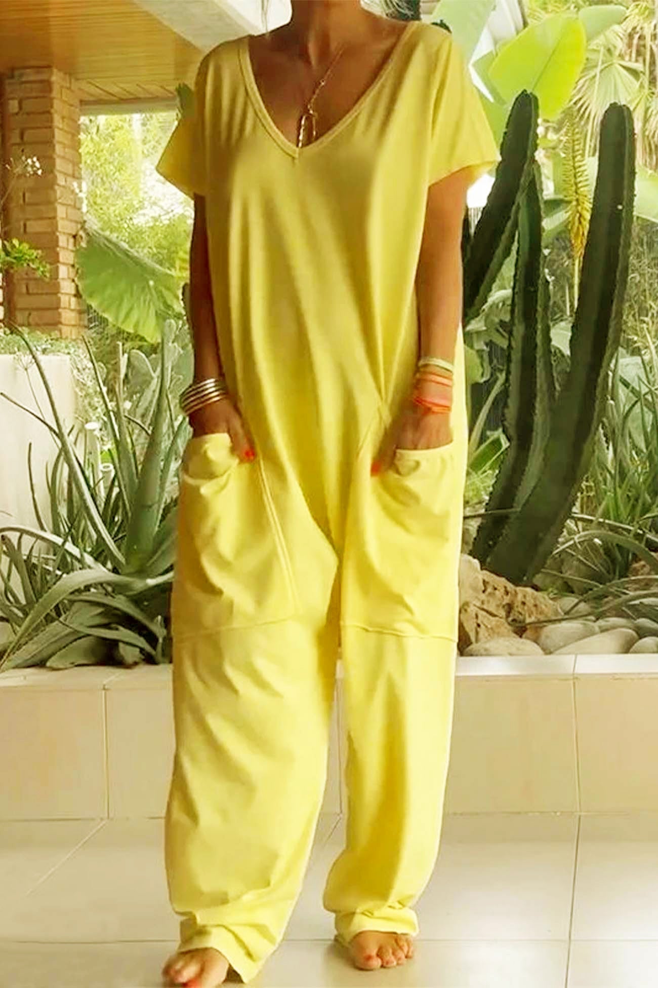 Reshiel | Women's Casual Style Jumpsuit with Pockets