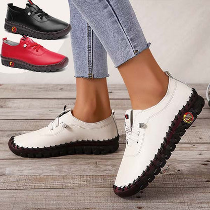 Steadyedge | Women's Cushioned Lace-Up Comfort Shoes