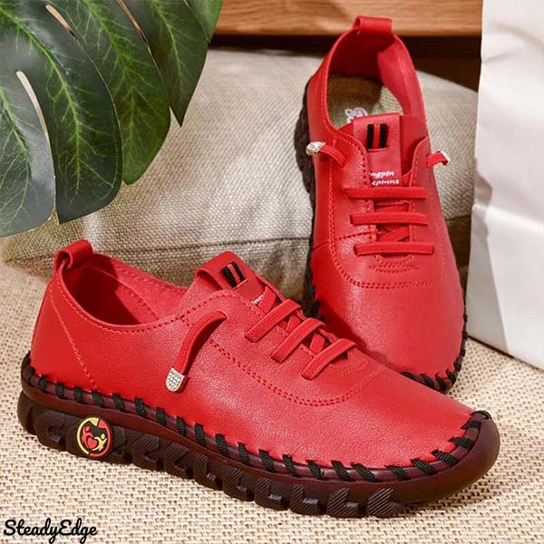 Steadyedge | Women's Cushioned Lace-Up Comfort Shoes