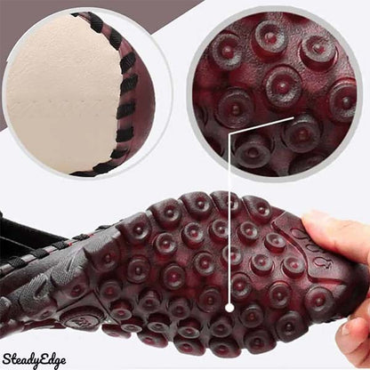 Steadyedge | Women's Cushioned Lace-Up Comfort Shoes