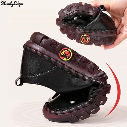 Steadyedge | Women's Cushioned Lace-Up Comfort Shoes