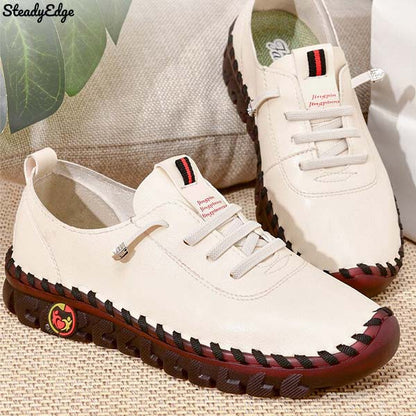 Steadyedge | Women's Cushioned Lace-Up Comfort Shoes