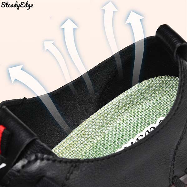 Steadyedge | Women's Cushioned Lace-Up Comfort Shoes