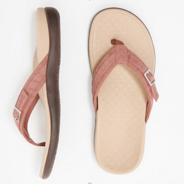 Cushioned Open-Toe Orthopedic Arch Support Flip Flops for Women