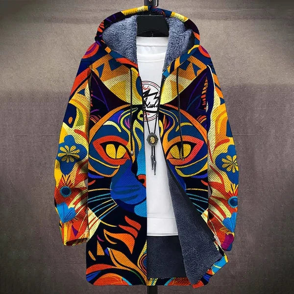Tarni | Longline Relaxed Luxurious Cardigan with Artistic Inspiration