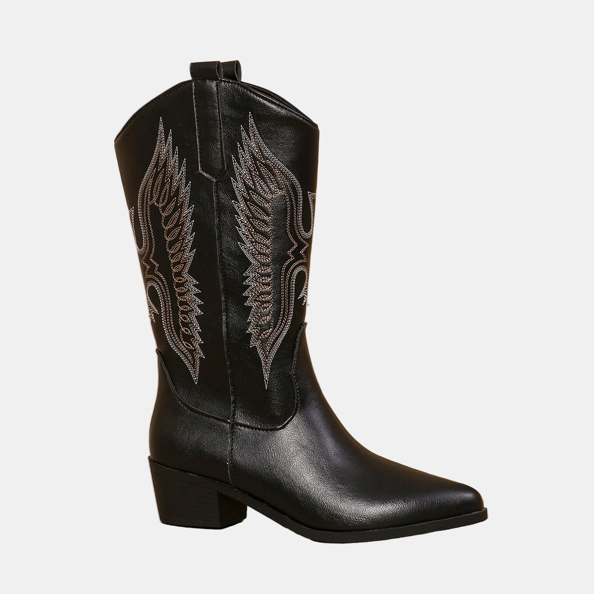 Emery | Women's Cushioned Zip Block Heel Cowboy Boots