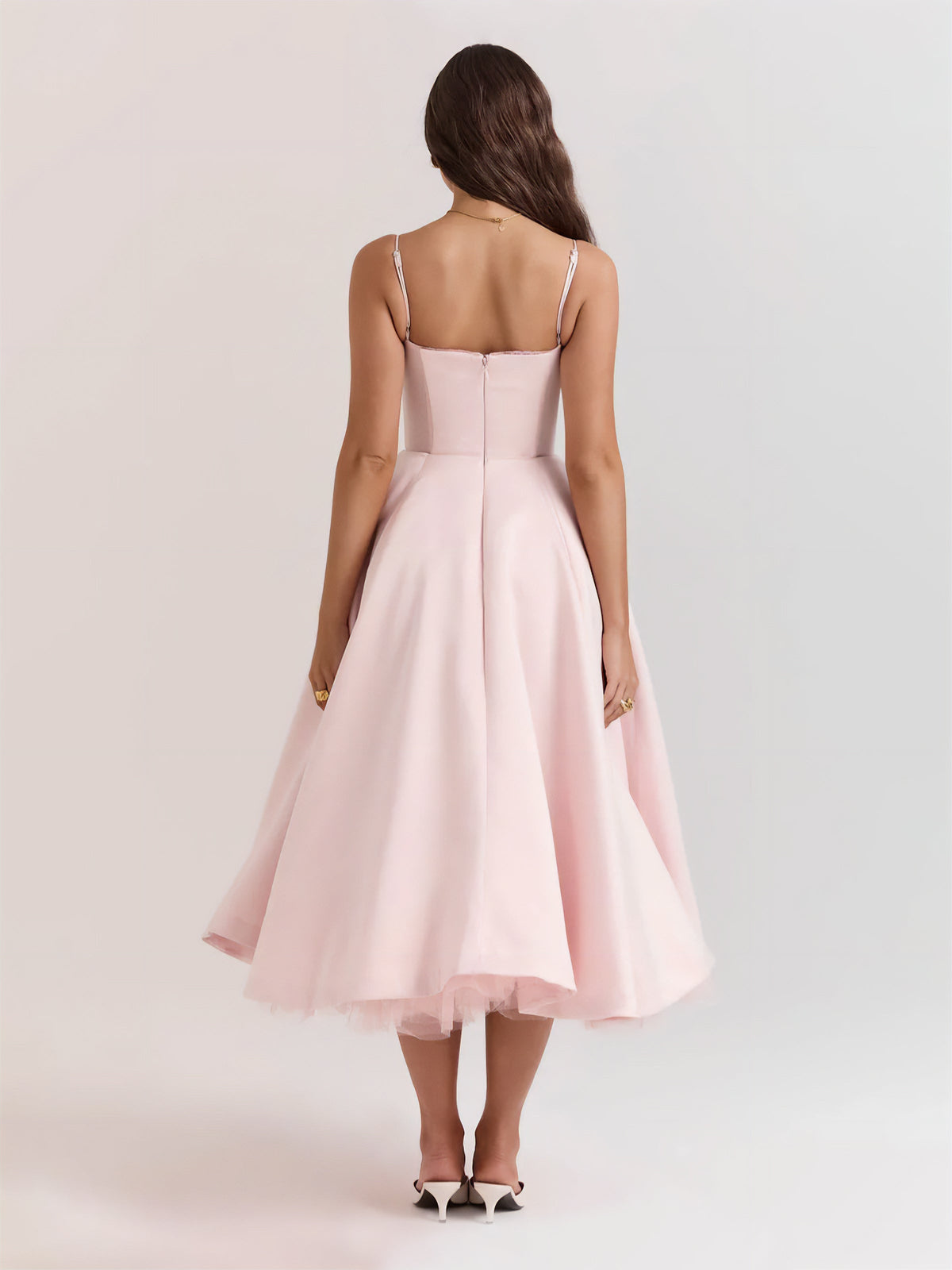 Ophira | Women's Classy Corset Midi Dress