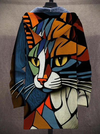 Kitty | Women's Art Cardigan with Round Neck