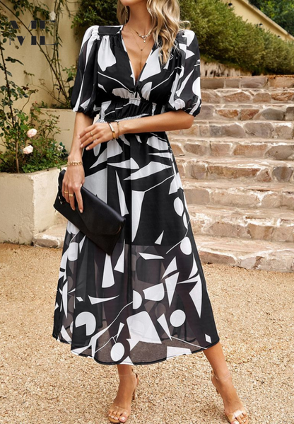 Aria | Elegant Midi Dress for Women