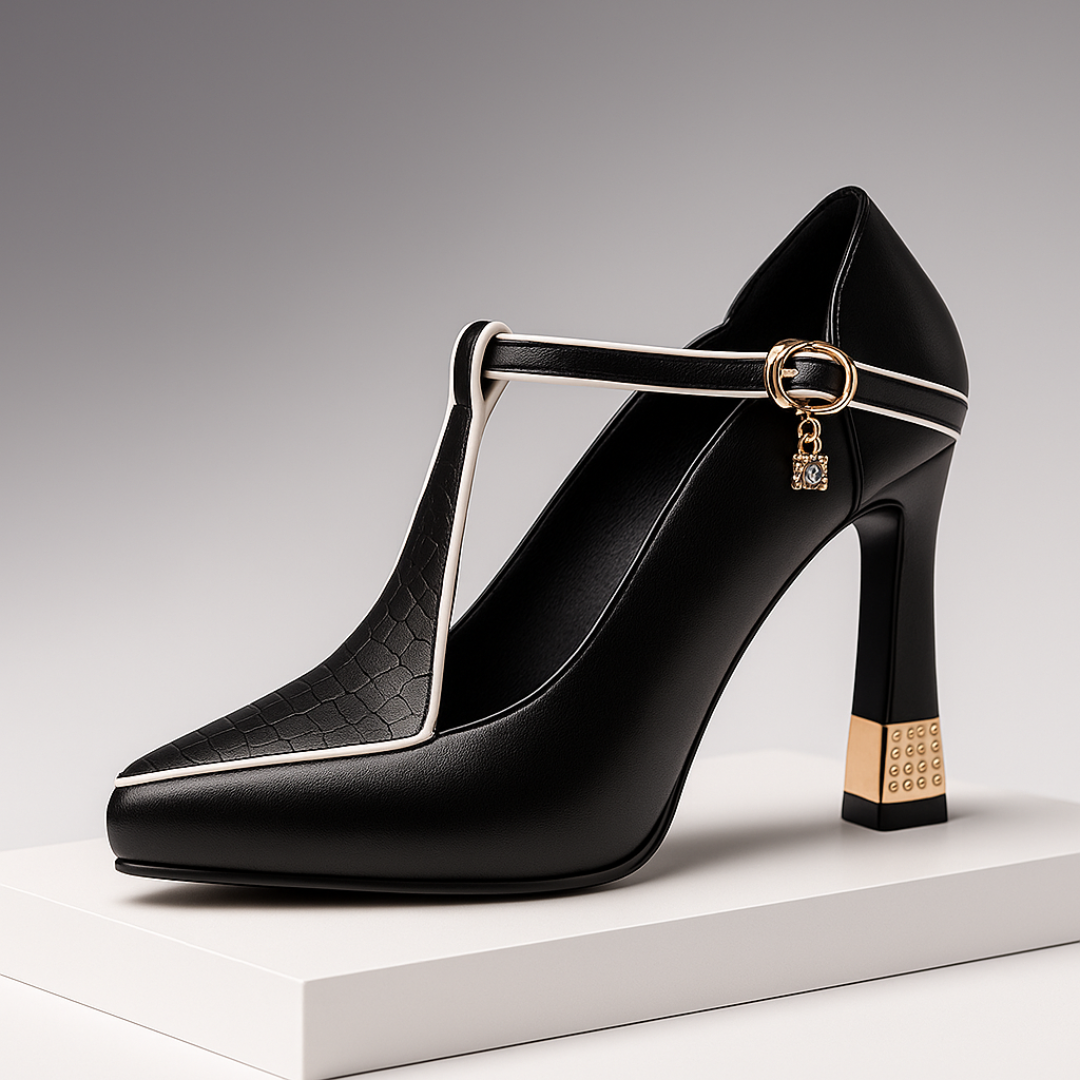 Viv | Women's Orthopedic Buckle Sophisticated Heels