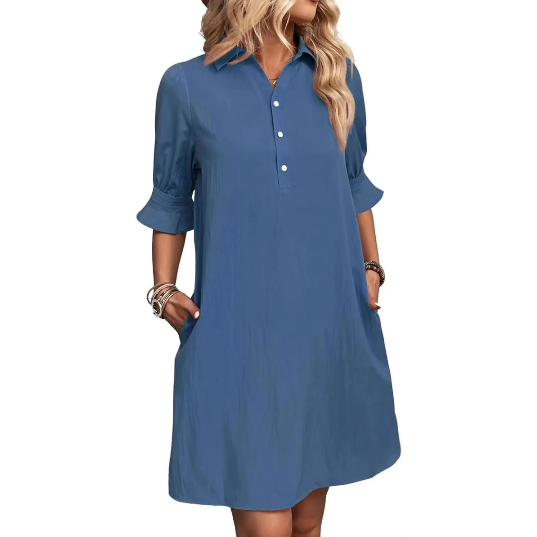 Elara | Women's Relaxed Elegant Midi Dress