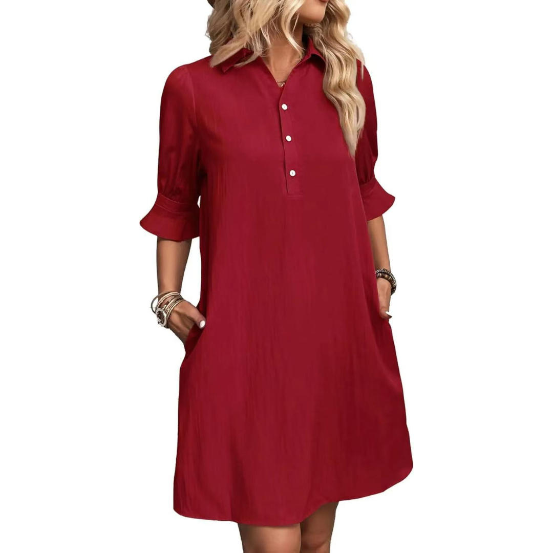 Elara | Women's Relaxed Elegant Midi Dress