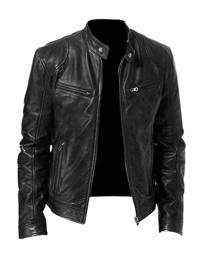 Men's Premium Matte Biker Jacket