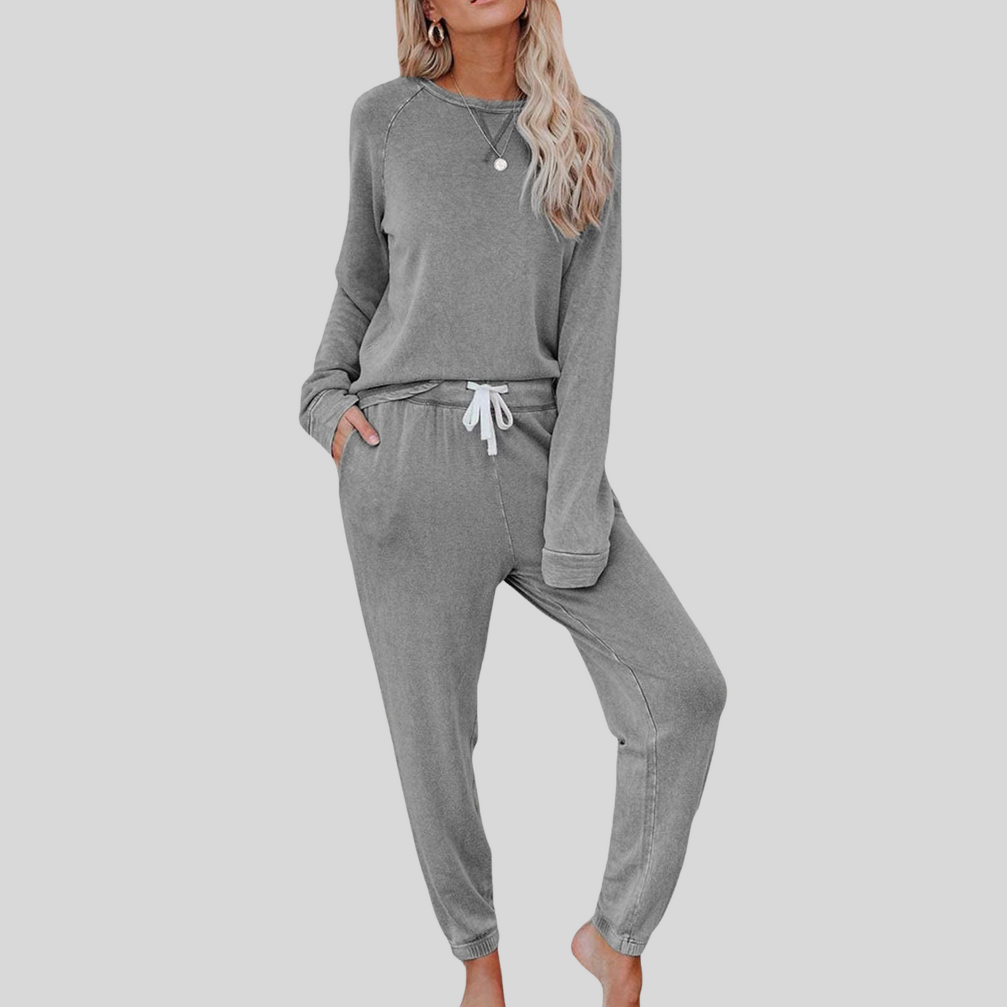 Josie | Women's Casual Long Sleeve & Sweatpants Set