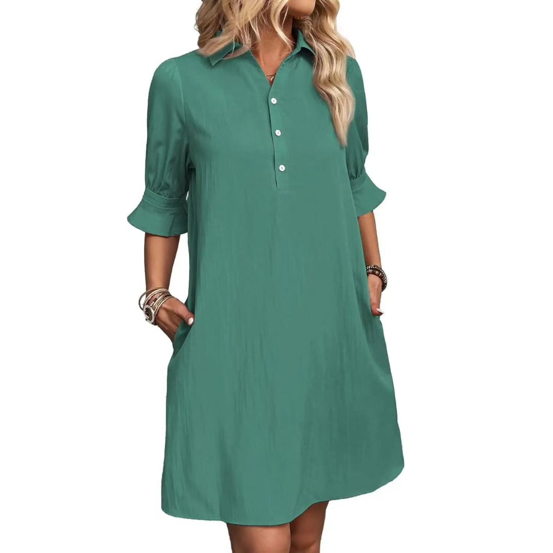 Elara | Women's Relaxed Elegant Midi Dress