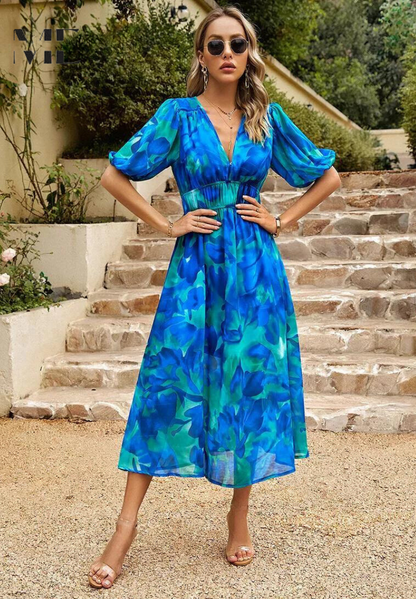 Aria | Elegant Midi Dress for Women