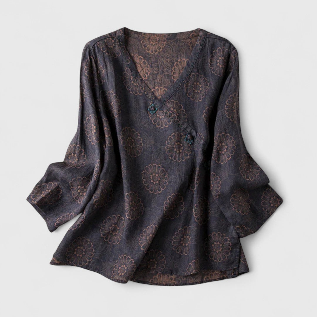 Solene | Women's Comfortable Blouse with Long Sleeve