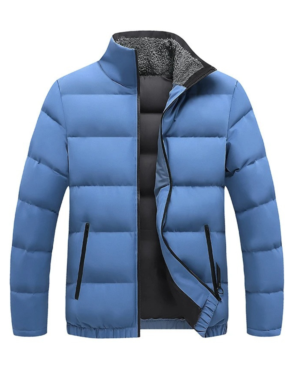Men's Premium Padded Winter Jacket with Long Sleeve