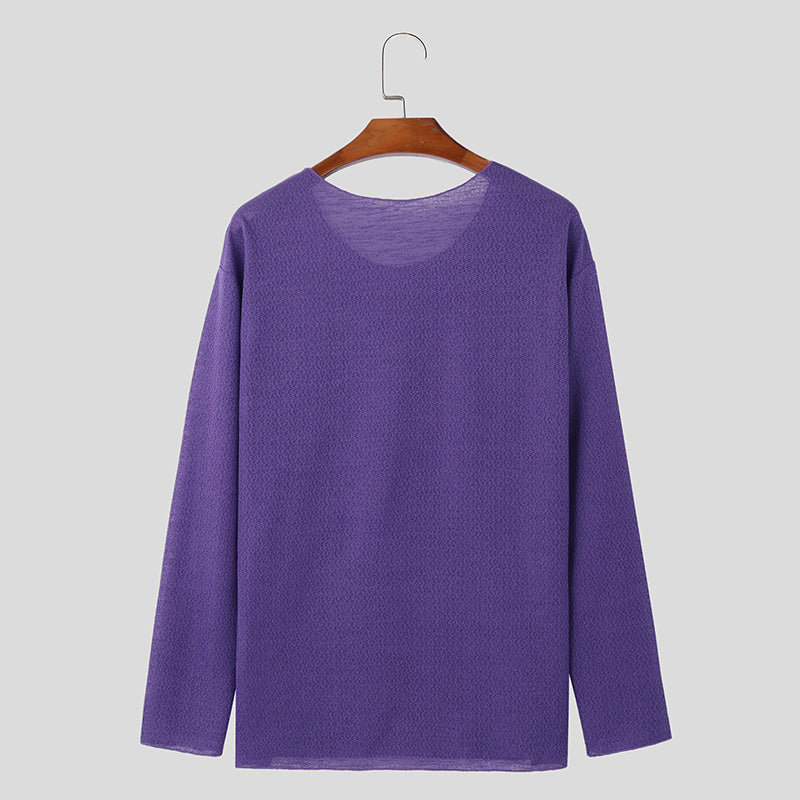 Dakota | Men's Longline Sweatshirt with Round Neck
