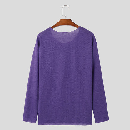 Dakota | Men's Longline Sweatshirt with Round Neck