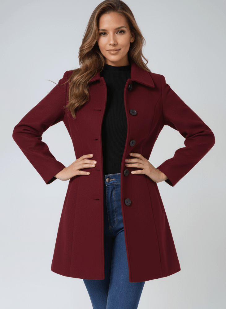 Helena | Women's One-Button Winter Coat