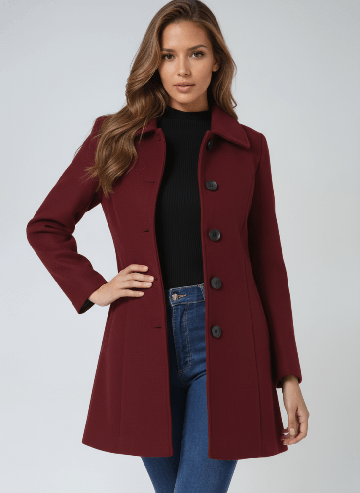 Helena | Women's One-Button Winter Coat
