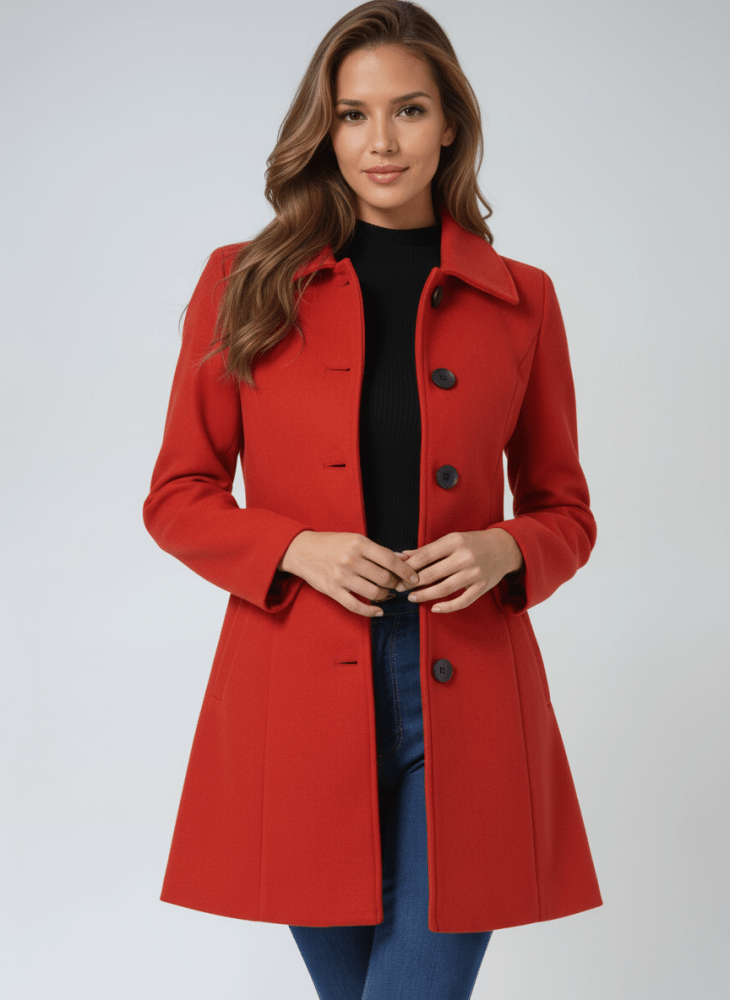 Helena | Women's One-Button Winter Coat
