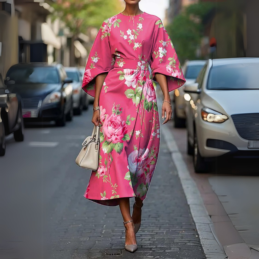 Liliana | Women's Easygoing Daily Midi Dress