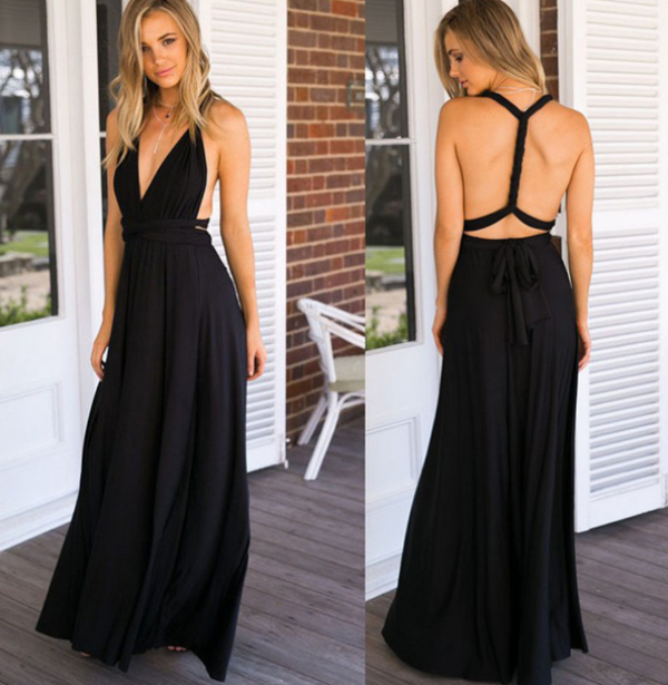 Women's a-Lot, Multi-Functional Wrap Maxi Dress