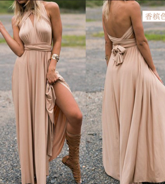 Women's a-Lot, Multi-Functional Wrap Maxi Dress