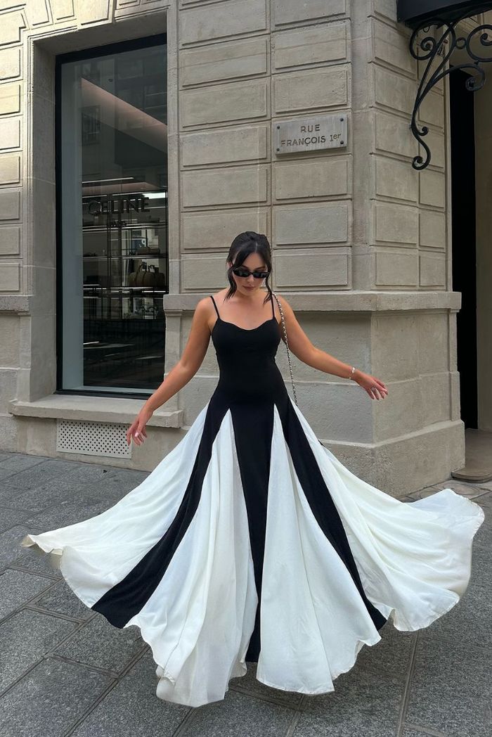 Eliana | Women's Paneled Maxi Dress