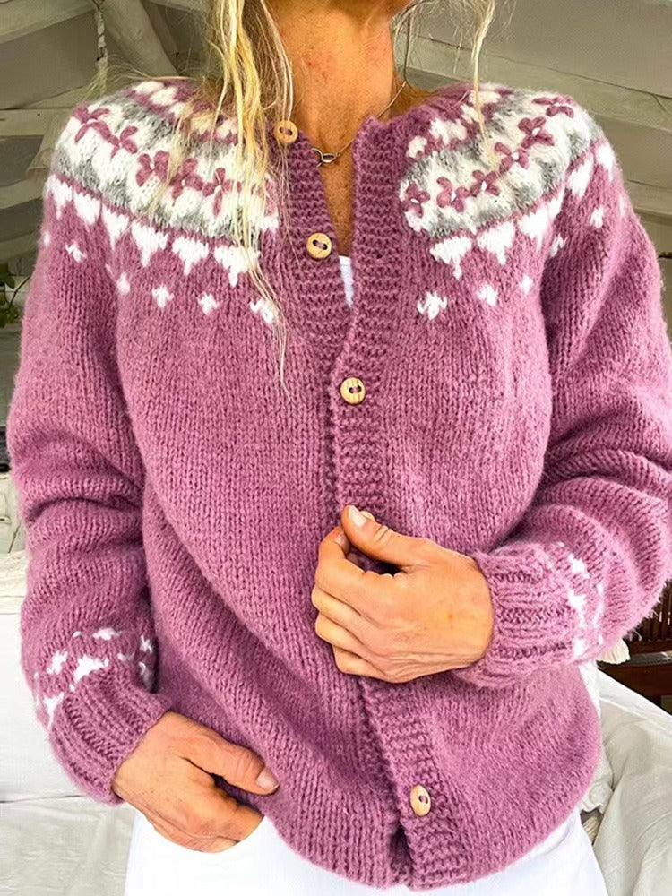 Maya | Women's Vintage Icelandic Cardigan