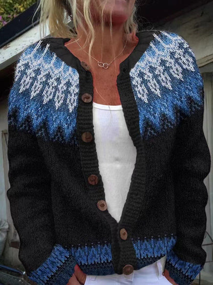 Helen | Women's Vintage Handcrafted Icelandic Cardigan