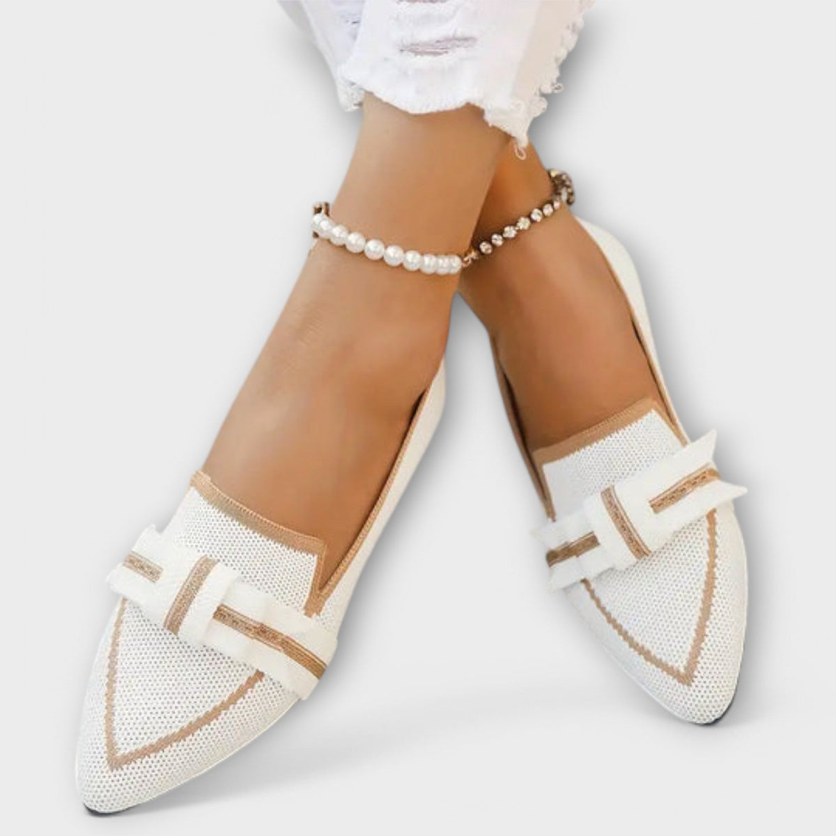 Jannet | Women's Lightweight Comfortable Shoes with Knot Design