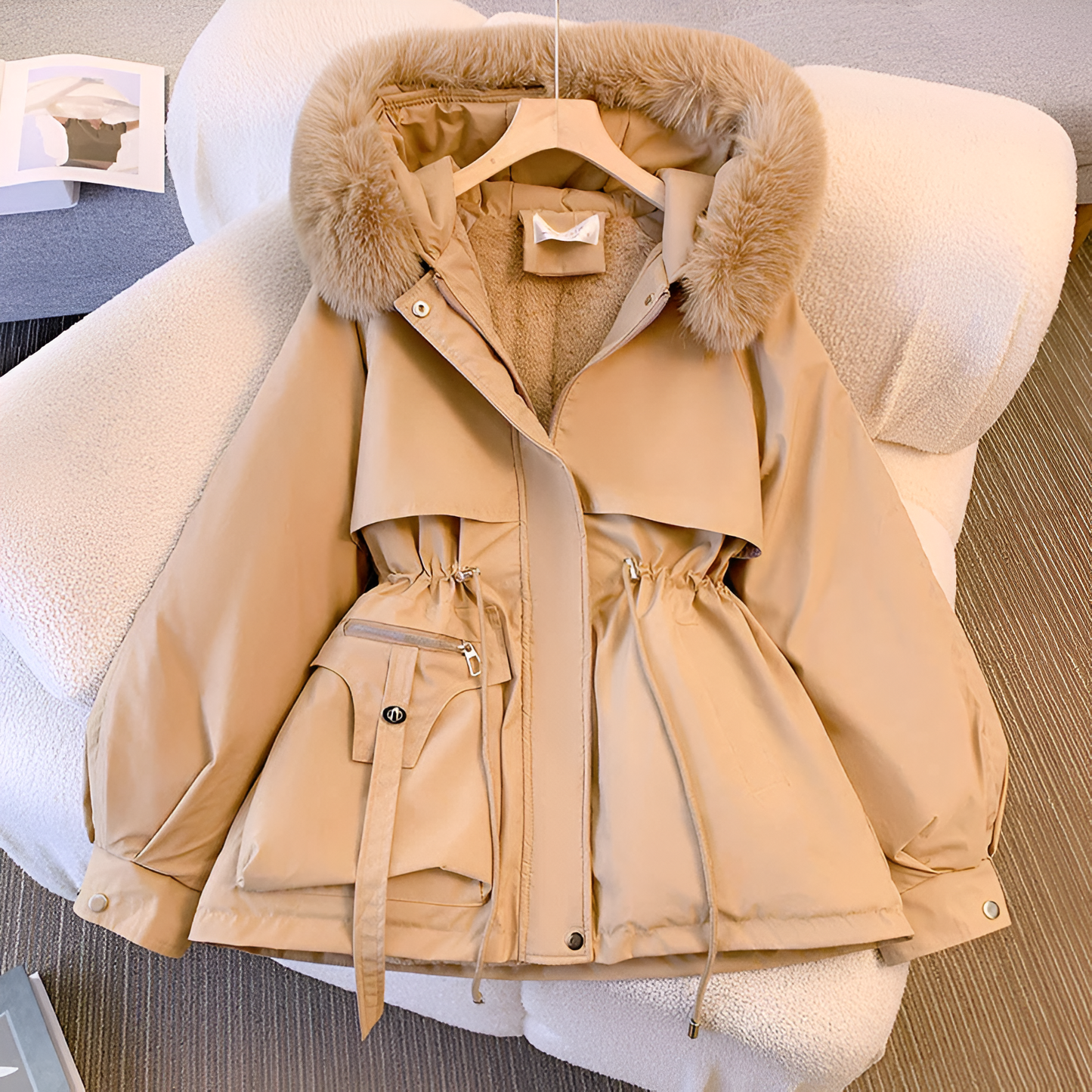 Olivia | Women's Elegant Winter Coat with Long Sleeve