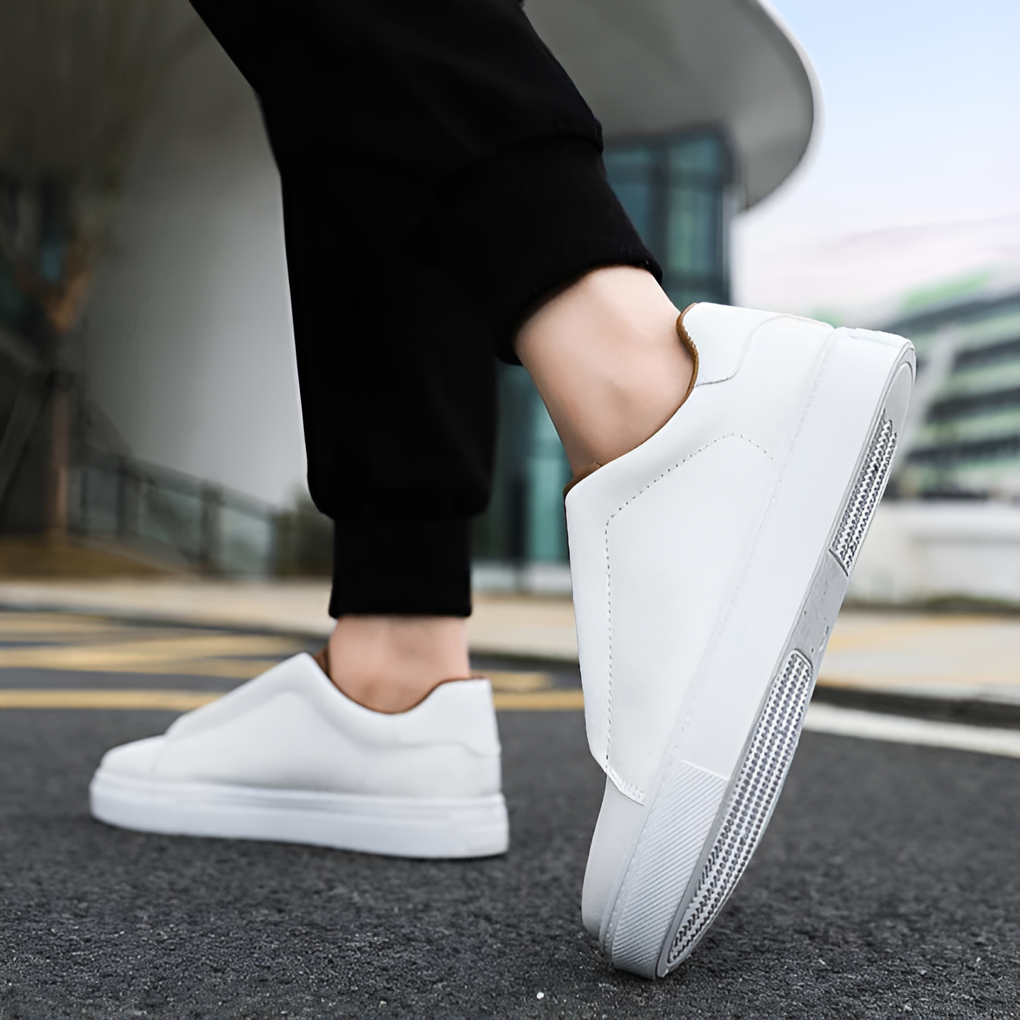 Bernardo | Men's Cushioned Slip-On Chic Trainers