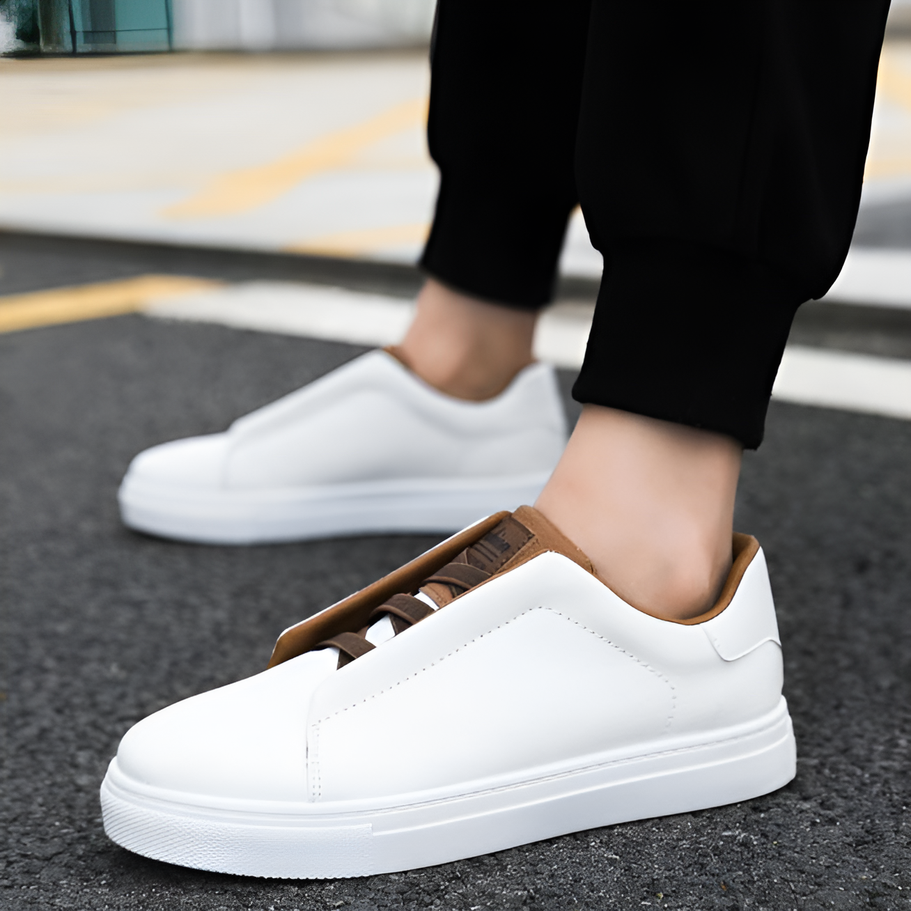 Bernardo | Men's Cushioned Slip-On Chic Trainers