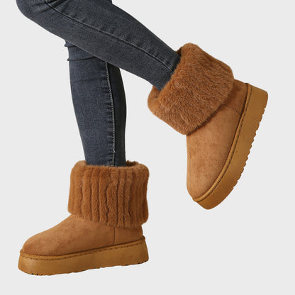 Camryn | Women's Cushioned Slip-On Platform Boots
