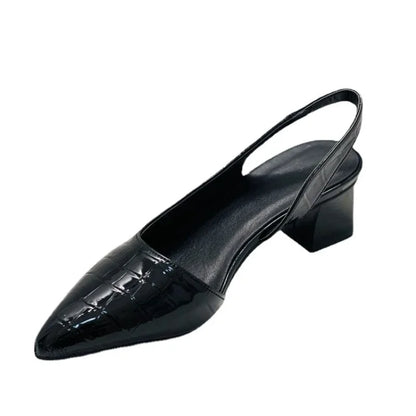 Heidi | Women's Cushioned Pointed-Toe Premium Synthetic Orthopedic Pumps