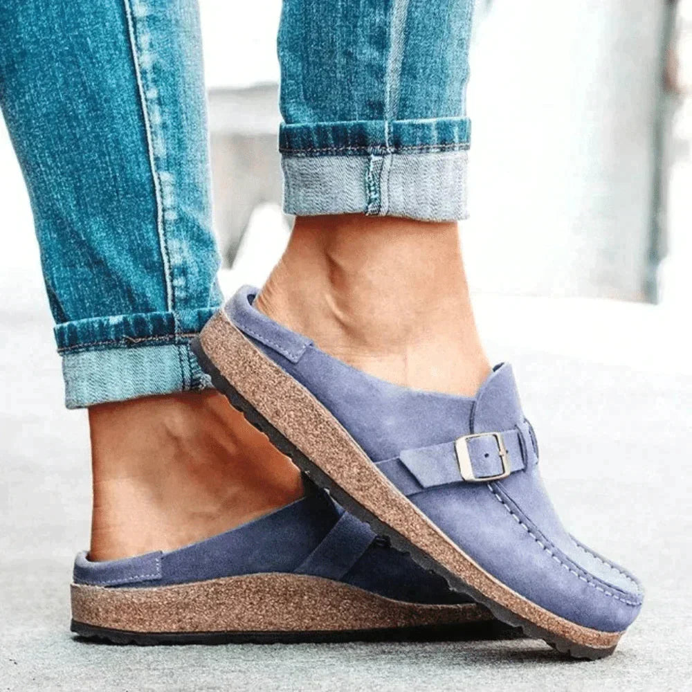 Heidi | Women's Slip-Resistant Slip-On Refined Orthopedic Slippers with Arch Support
