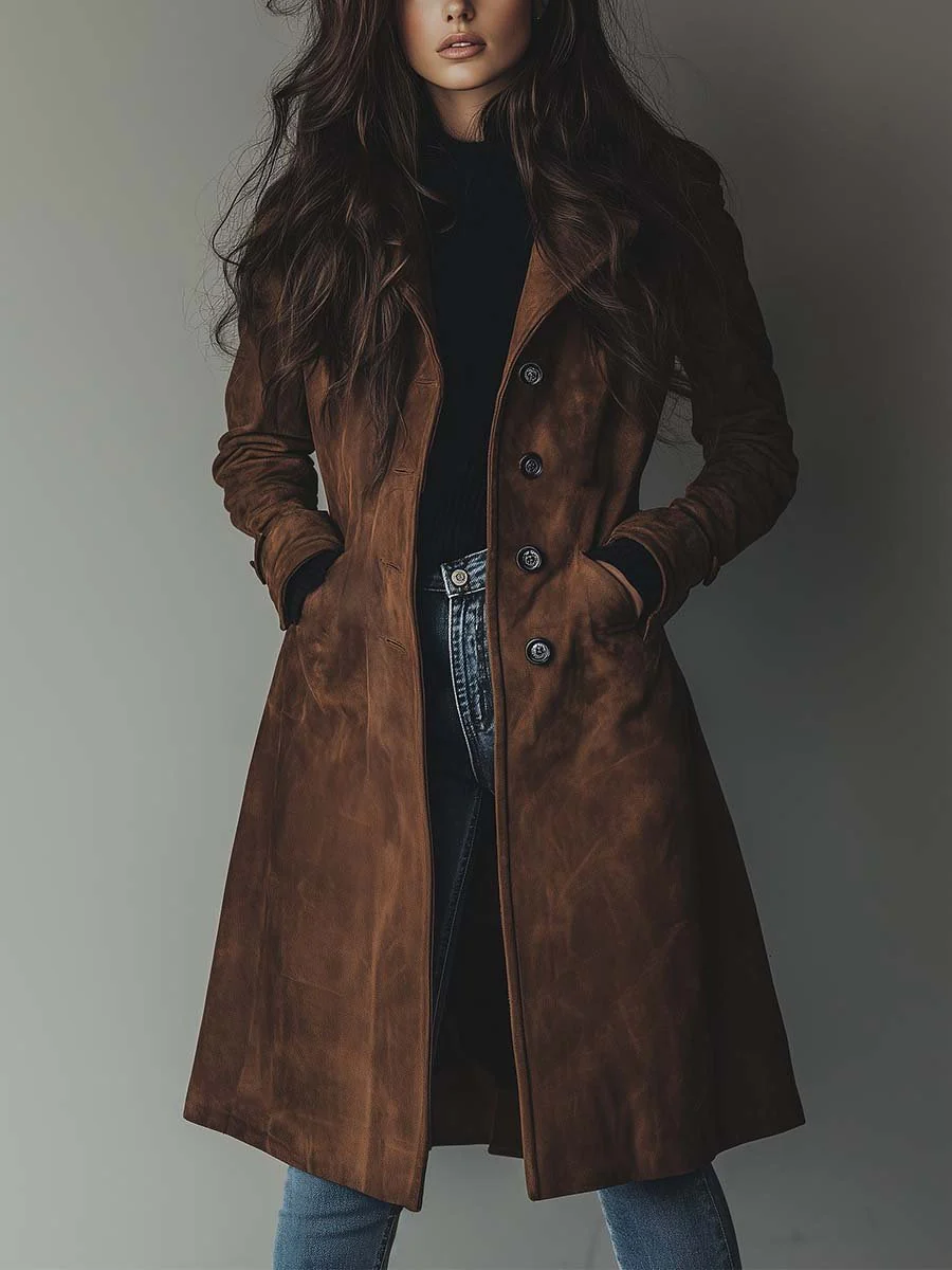 Teresa | Women's Classic Trench Coat with Vintage Flair