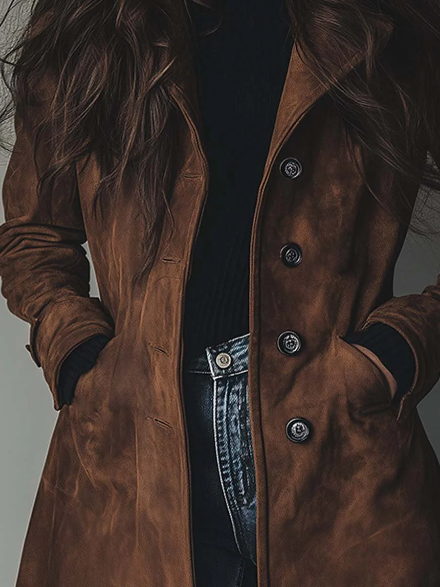 Teresa | Women's Classic Trench Coat with Vintage Flair