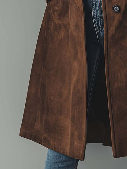 Teresa | Women's Classic Trench Coat with Vintage Flair